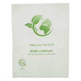 Sac Plastique Bio Home Compost 30x40cm 15µm (100 Utés)