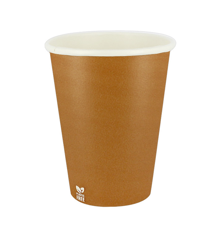 Gobelet en Carton sans Plastique 14 Oz/420ml "Caramel" Ø9,0cm (1.000 Utés) Gobelet en Carton sans Plastique 14 Oz/420ml "Caramel" Ø9,0cm (1.000 Utés)