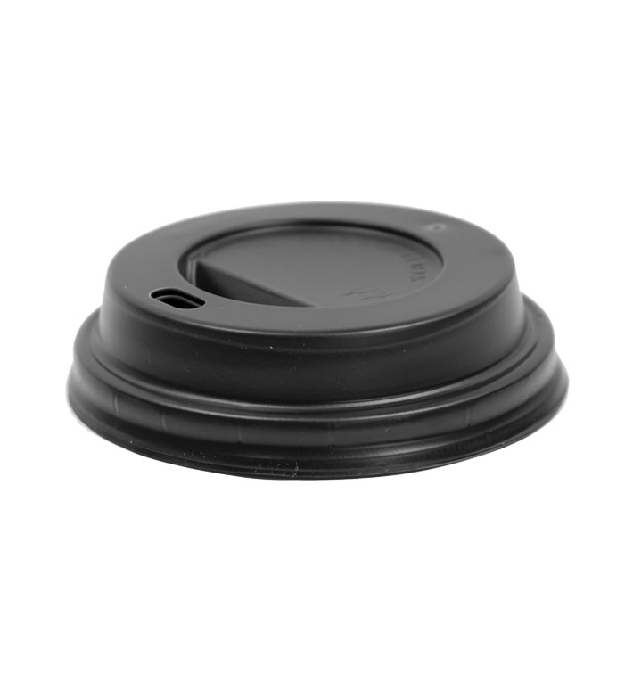 Couvercle Perforé pour Gobelet Carton 7Oz Noir Ø7,2cm (1000 Utés) Couvercle Perforé pour Gobelet Carton 7Oz Noir Ø7,2cm (1000 Utés)