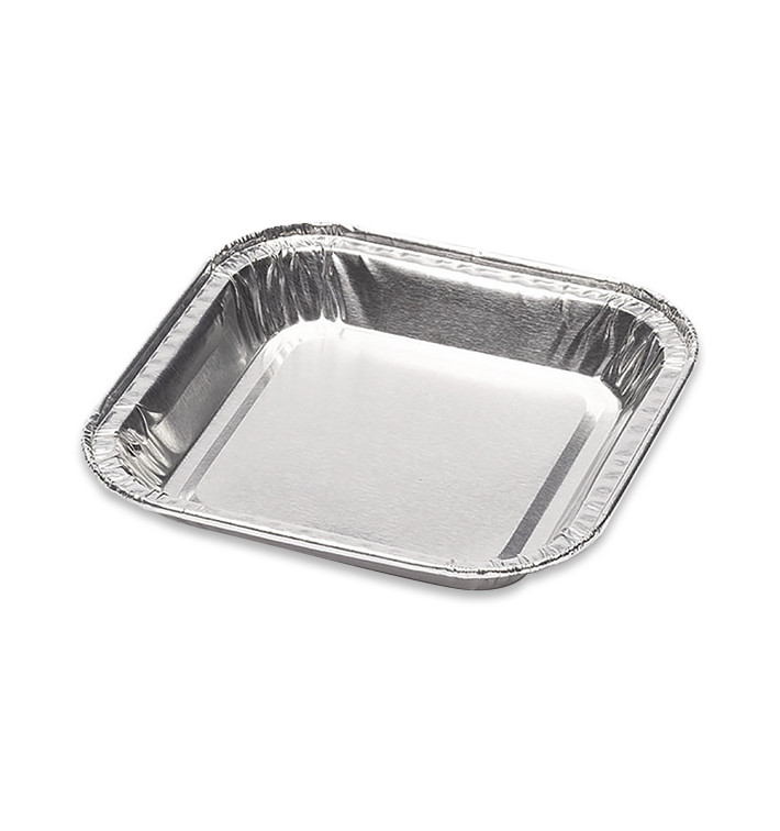 Moule en Aluminium Carré Pâtisserie 37ml (3500 Unités) Moule en Aluminium Carré Pâtisserie 37ml (3500 Unités)