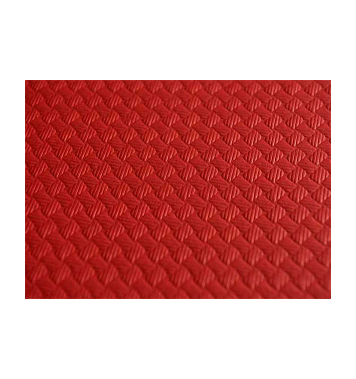 Set de Table papier rouge 1,2x1,8m (1 Uté) Set de Table papier rouge 1,2x1,8m (1 Uté)