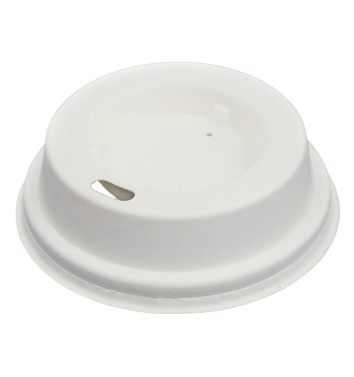 Couvercle Avec Trou en Fibre Moulée Blanc Ø7,0cm (60 Utés) Couvercle Avec Trou en Fibre Moulée Blanc Ø7,0cm (60 Utés)