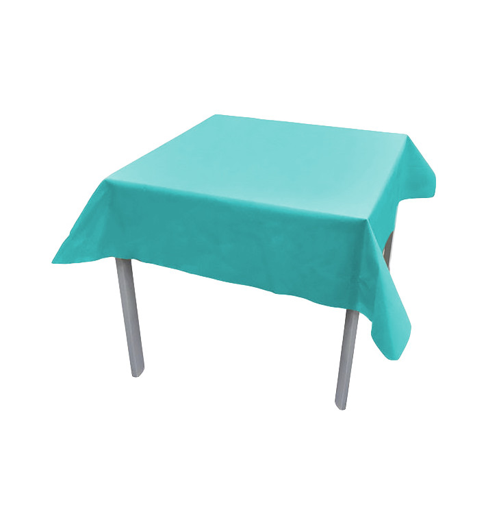 Nappe en PP Non-Tissé Turquoise 120x120cm (150 Utés) Nappe en PP Non-Tissé Turquoise 120x120cm (150 Utés)