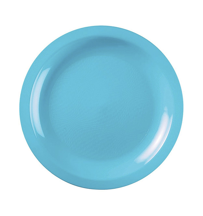 Assiette Plastique Réutilisable Plate Turquoise PP Ø185mm (50 Utés) Assiette Plastique Réutilisable Plate Turquoise PP Ø185mm (50 Utés)