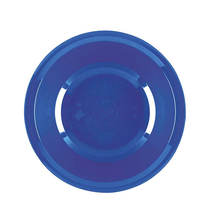 Assiette Plastique Réutilisable Creuse Bleu Mediterranée PP Ø195mm (50 Utés) Assiette Plastique Réutilisable Creuse Bleu Mediterranée PP Ø195mm (50 Utés)