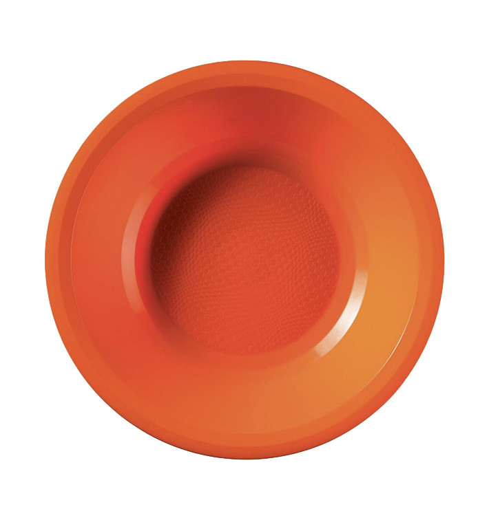 Assiette Plastique Réutilisable Creuse Orange PP Ø195mm (50 Utés) Assiette Plastique Réutilisable Creuse Orange PP Ø195mm (50 Utés)