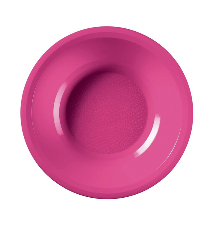 Assiette Plastique Réutilisable Creuse Fuchsia PP Ø195mm (50 Utés) Assiette Plastique Réutilisable Creuse Fuchsia PP Ø195mm (50 Utés)