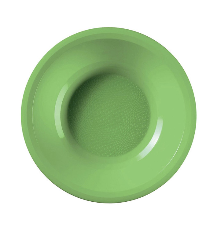 Assiette Plastique Réutilisable Creuse Vert citron PP Ø195mm (50 Utés) Assiette Plastique Réutilisable Creuse Vert citron PP Ø195mm (50 Utés)