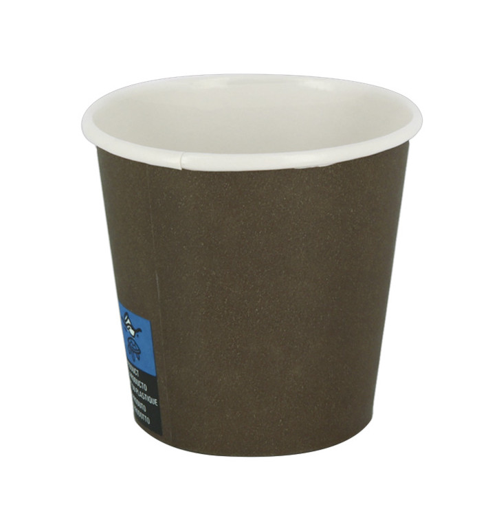 Gobelet Carton Marron 4Oz/120ml Ø6,2cm (3.000 Utés) Gobelet Carton Marron 4Oz/120ml Ø6,2cm (3.000 Utés)
