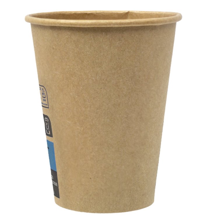Gobelet Carton Marron 12Oz/360ml Ø8,0cm (100 Utés) Gobelet Carton Marron 12Oz/360ml Ø8,0cm (100 Utés)