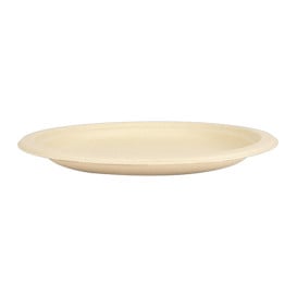 Assiette en Canne à Sucre Naturel Ø230mm (50 Utés)