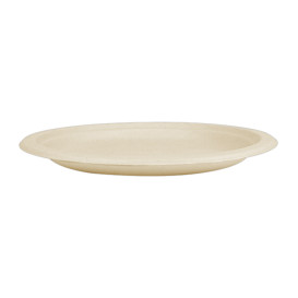 Assiette en Canne à Sucre Naturel Ø260mm (500 Unités)
