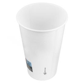 Gobelet Carton 20 Oz/600ml Blanc Ø9,4cm (20 Utés)