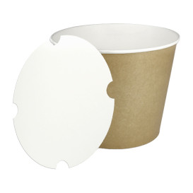 Container de Poulet Frit avec Couvercle 3990ml (25 Unités)