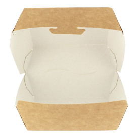 Boîte à Hamburger Kraft 12x12x7 cm (25 Unités)