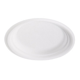 Assiette Canne à Sucre Bagasse Blanc Ø17,5 cm (1.000 Utés)