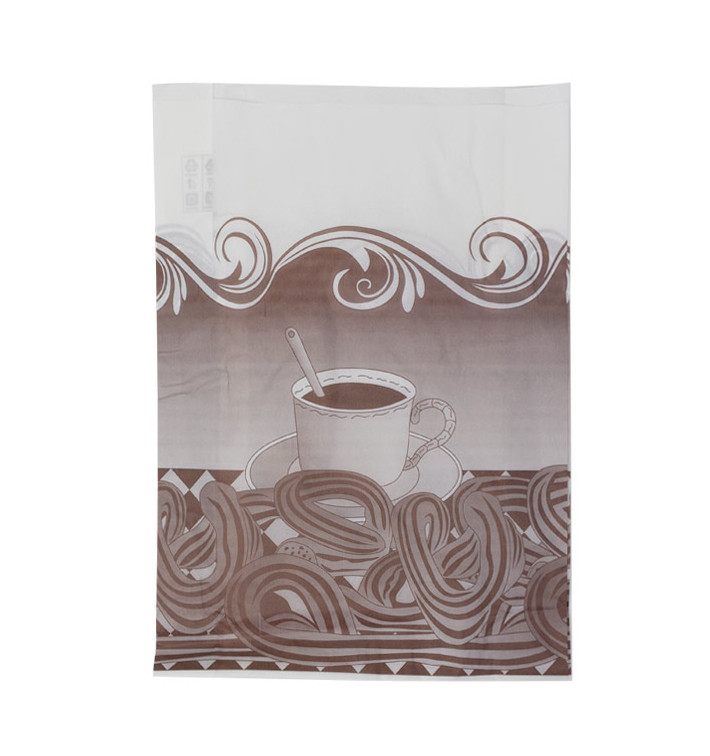 Sac Pour Churros Ingraissable 30+10x42cm (1000 Utés) Sac Pour Churros Ingraissable 30+10x42cm (1000 Utés)