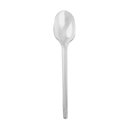 Petite Cuillère Plastique Transparente 125mm (100 Unités)