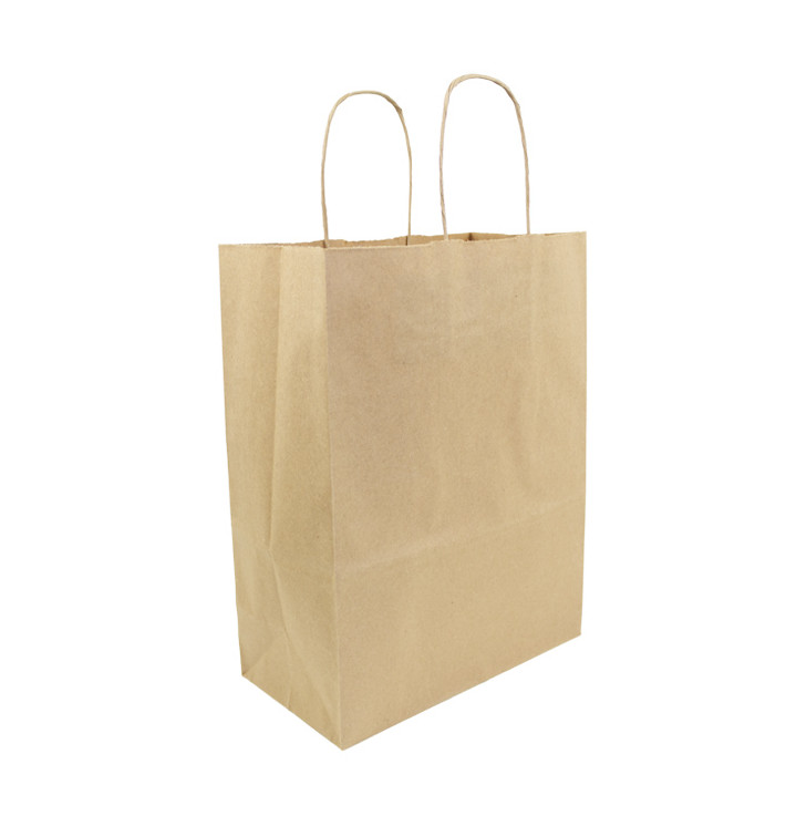 Sac en papier Hawanna avec Anses KRAFT 100g/m² 24+12x31cm (50 Utés) Sac en papier Hawanna avec Anses KRAFT 100g/m² 24+12x31cm (50 Utés)