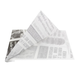 Sachet Ingraissable Ouverture latérale "News" 15x16cm (4000 Utés)