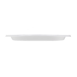 Assiette Plate Réutilisable Economique PS Blanc Ø22cm (25 Utés)