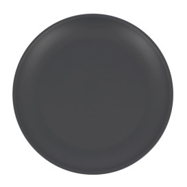 Assiette Réutilisable Durable PP Minéral Anthracite Ø23,5cm (6 Utés)