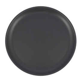 Assiette Réutilisable Durable PP Minéral Anthracite Ø27,4cm (6 Utés)