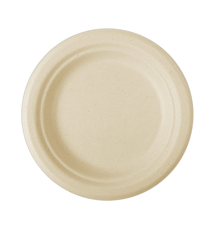 Assiette en Canne à Sucre Naturel Ø155mm (50 Unités) Assiette en Canne à Sucre Naturel Ø155mm (50 Unités)