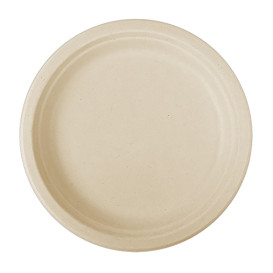 Assiette en Canne à Sucre Naturel Ø260mm (500 Unités)