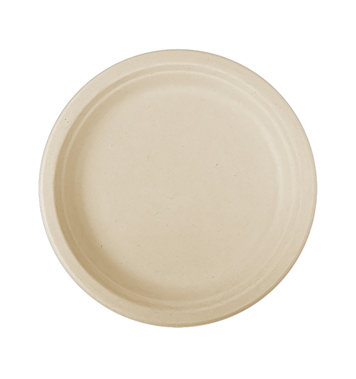 Assiette en Canne à Sucre Naturel Ø260mm (500 Unités) Assiette en Canne à Sucre Naturel Ø260mm (500 Unités)