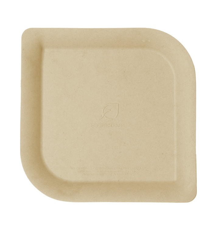 Assiette Bagasse et Bambou Naturel 15,0 cm (1.000 Utés)