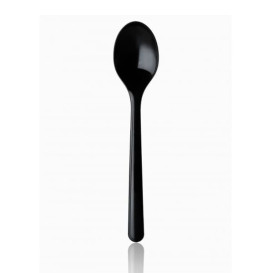 Cuillère Plastique Premium Noire 185mm 