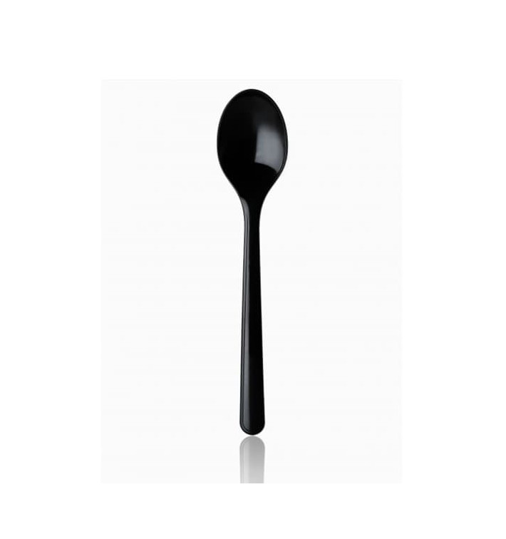 Cuillère Plastique Premium Noire 185mm Cuillère Plastique Premium Noire 185mm