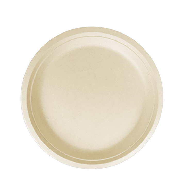 Assiette en Canne à Sucre Naturel Ø300mm (200 Utés) Assiette en Canne à Sucre Naturel Ø300mm (200 Utés)