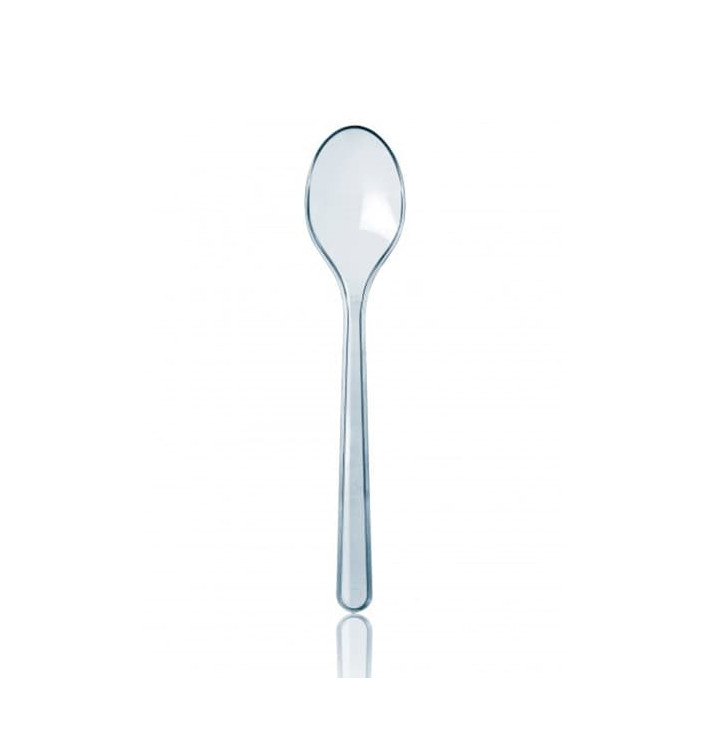Cuillère Plastique Premium Transparent 185mm 