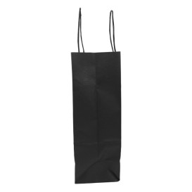 Sac en papier SOS Noir avec Anses 100g/m² 25+11x31cm (250 Utés)