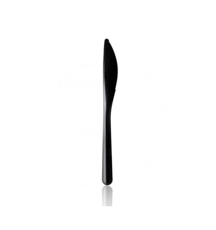 Couteau Plastique Premium Noir 185mm Couteau Plastique Premium Noir 185mm