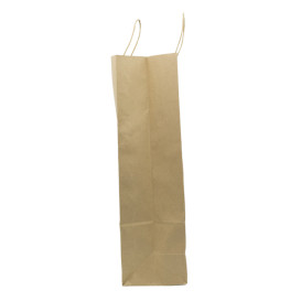 Sac en papier Hawanna avec Anses KRAFT 100g/m² 32x12x41cm (50 Utés)