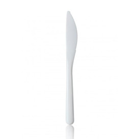 Couteau Plastique Premium Blanc 185mm 