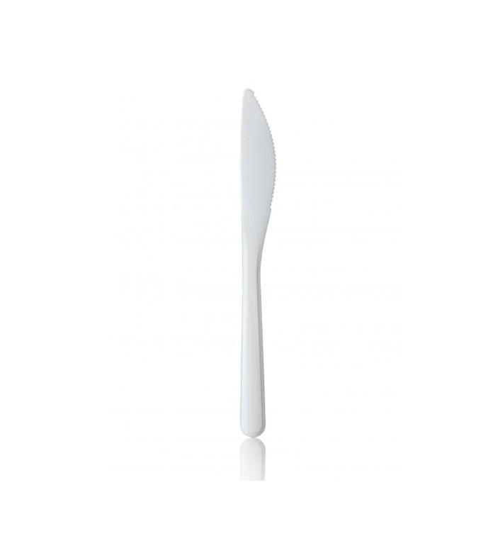 Couteau Plastique Premium Blanc 185mm Couteau Plastique Premium Blanc 185mm