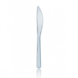 Couteau Plastique Premium Transparent 185mm (50 Unités)