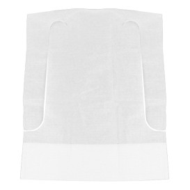 Bavoir Enfant avec poche Blanc 33x28cm (1000 Utés)