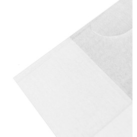 Bavoir Enfant avec Poche Blanc 33x28cm (100 Utés)