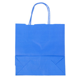 Sac en Papier Turquoise avec Anses 100g/m² 22+9x23cm (200 Utés)