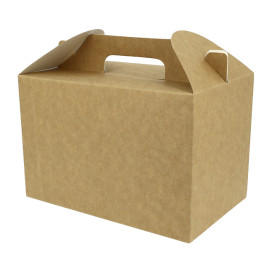 Boîte Américaine Kraft 15x12x6,5cm (200 Utés)