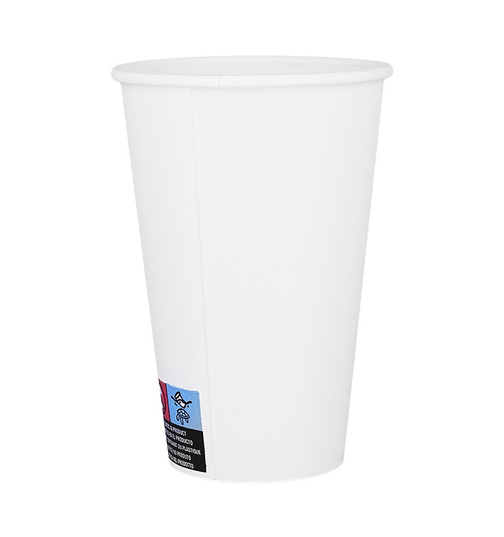 Gobelet Carton Blanc ECO 12 Oz/360ml Ø8cm (50 Utés)