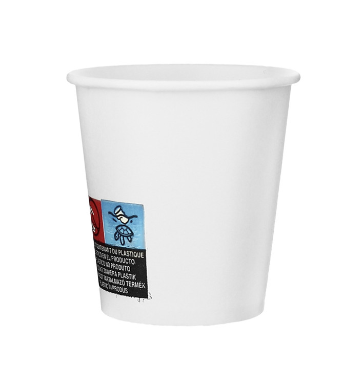 Gobelet Carton 3 Oz/100ml Blanc Ø5,8cm (50 Utés) Gobelet Carton 3 Oz/100ml Blanc Ø5,8cm (50 Utés)