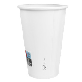 Gobelet Carton 20 Oz/600ml Blanc Ø9,4cm (20 Utés)