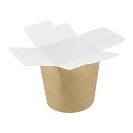 Pot à pâtes 100% ECO Effet Kraft 16Oz/480ml (500 Utés)