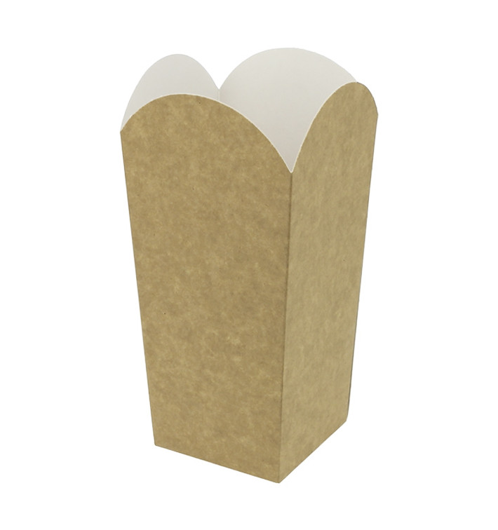Etuis à Pop-Corn Petit Kraft 45g 6,5x8,5x15cm (25 Utés) Etuis à Pop-Corn Petit Kraft 45g 6,5x8,5x15cm (25 Utés)